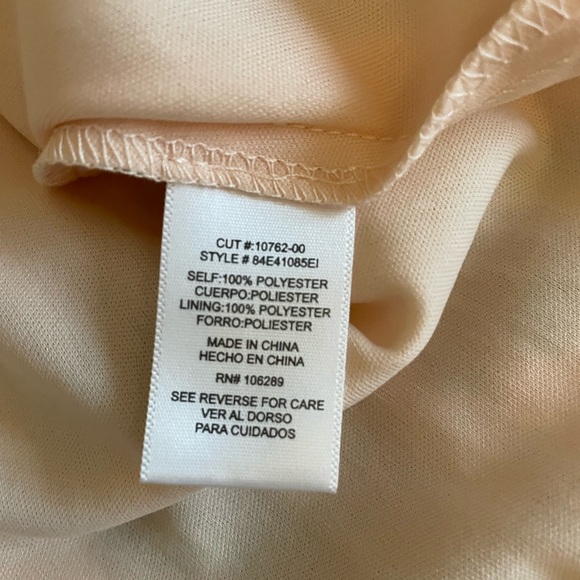 NWT Trixxi Juniors Size 11 Strapless Chiffon Day Dress Mini Watercolors - Picture 5 of 6